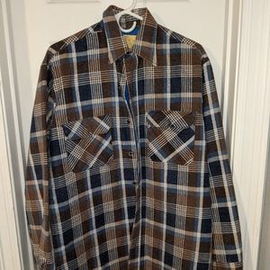 Vintage Sears Lined Flannel Shirt